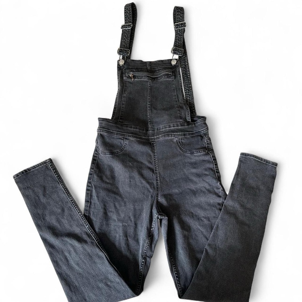 Divided Women's Black Denim Overalls
